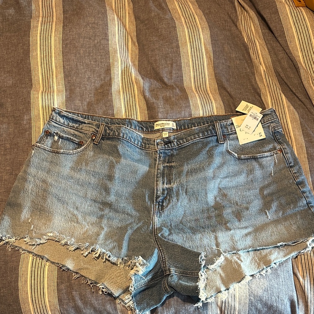 Abercrombie Denim Distressed Women Shorts